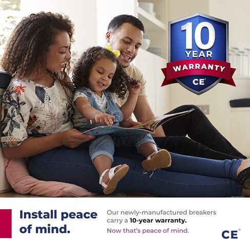 كونيتيكت الكهربائية UBIP1520 استبدال Pushmatic P1520 المُصنع حديثًا، قاطع الدائرة الكهربائية من السلسلة المزدوجة 15/20 أمبير، رمادي in Kuwait