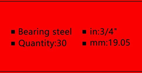 FKG 3/4" Inch Bearing Balls 30 Qty in Saudi Arabia