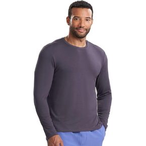 قمصان Care+Wear Ultimate طويلة الأكمام للرجال - قميص داخلي فائق النعومة ومقاوم للتجاعيد وأكمام طويلة