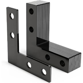 10 مجموعات من الأقواس السوداء على شكل T، بما في ذلك 40 قطعة M5 T-Slot Slot، 40 قطعة M5x8mm غطاء برغي سداسي الشكل، لفتحة 6 مم 2020 سلسلة من الألومنيوم in Kuwait