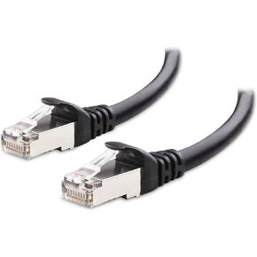 Cable Matters 10Gbps Snagless Shielded Cat 6A Ethernet Cable, 50ft, Black in Saudi Arabia