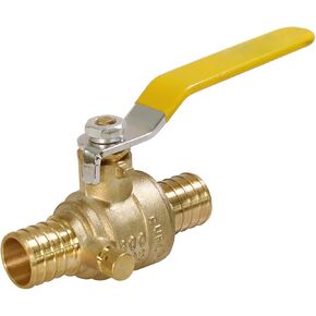 Full Port PEX Ball Valve with Adjustable Drain 1 Inch Forged Brass Lead-Free in Kuwait