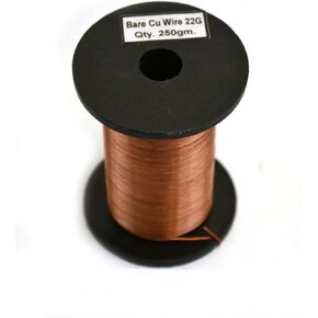 سلك نحاسي من Eisco Labs، عاري، بكرة 225 قدم، 22 SWG (21 AWG) - قطر 0.028 بوصة (0.71 مم). in Kuwait