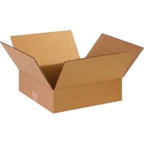 PARTNERS BRAND 14 x 14 x 3 Corrugated Cardboard Boxes, Flat 14"L x 14"W x 3"H, Pack of 25 | Shipping, Packaging, Moving, Storage Box for Home or Business, Strong Wholesale Bulk Boxes in Saudi Arabia