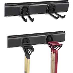 رف تخزين الأدوات الثقيلة من ألترا وول حامل الحائط، منظم للجدار في المرآب رف تخزين مع خطافين لساحة الحديقة in Kuwait