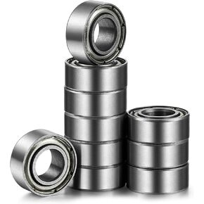 MR105-ZZ Bearing 5 x 10 x 4mm Both Sides Metal Shielded Ball Bearing Pre-Lubricated with Grease MR105-ZZ Radial Ball Bearing (10 Pack) in Kuwait