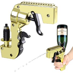 Champagne Gun Shooter,Beer Gun Shooter,Alcohol Gun Shooter Bottle Beer Squirt Gun Adjustable Dispenser Red Wine for Party Birthday Christmas