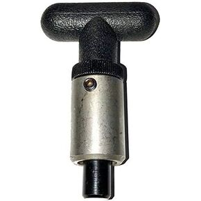 دبوس سحب POP - قطر 1 بوصة × طول 1-1/2 بوصة أسطوانة فولاذية ملحومة || مكبس فولاذي مطلي بالزنك بقطر 3/8 بوصة || مقبض على شكل حرف T من البلاستيك الأسود بعرض 2-1/4 بوصة × قطر 3/4 بوصة بواسطة SBD in Kuwait