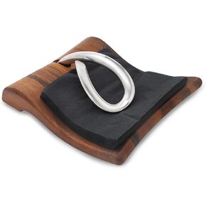 حامل مناديل ورقية من نامب غريميت بريز المعدنية والخشبية من نامب ميلز، إنك. in Kuwait