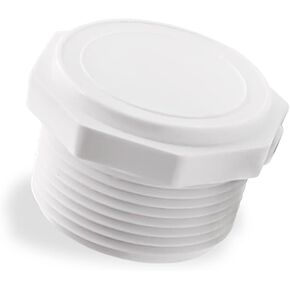 1 Inch PVC Pipe End Cap – SCH 40 MNPT 1 PVC Cap – PVC End Cap – 1 Inch Male Threaded Plug - PVC Pipe Cap - PVC Plug Pipe Fitting - PVC Pipe Fittings for Plumbing Water Line in Saudi Arabia