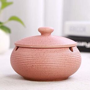 Ceramic Canister Decor Jar Holder Home Jar Decor with Lid for Home Office Decoration Anti-Skid Ceramic Taichi Black