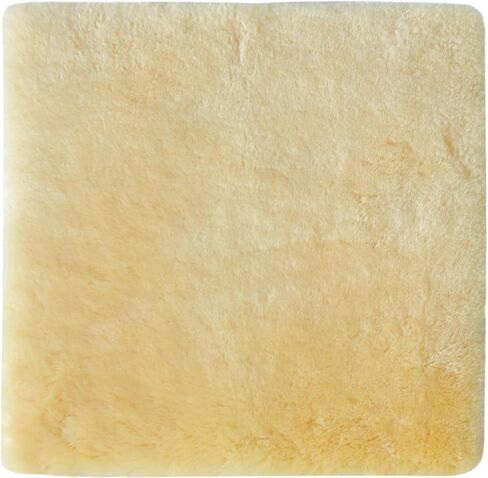 Natural Sheepskin for Bed Sores and Skin Irritation | 100% Real Medical Sheepskins with Non-Slip Back for Pain Relief and Discomfort, Wool Seat Pad, Charcoal Grey, 17 in. x 17 in. in Saudi Arabia