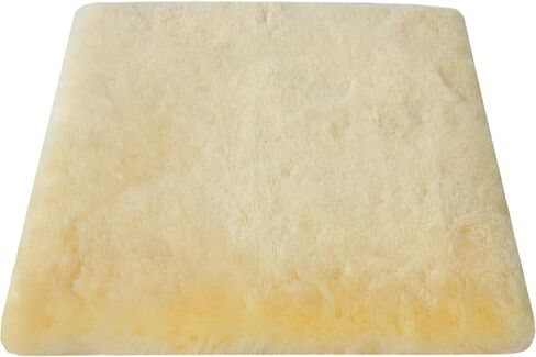Natural Sheepskin for Bed Sores and Skin Irritation | 100% Real Medical Sheepskins with Non-Slip Back for Pain Relief and Discomfort, Wool Seat Pad, Charcoal Grey, 17 in. x 17 in. in Saudi Arabia