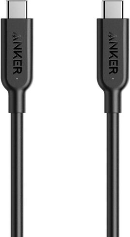 Anker USB-C to USB-C 3.1 Gen 2 Cable (3ft) with Power Delivery, for iPhone 15Pro/15ProMax/15/15Plus Apple MacBook, Huawei Matebook, iPad Pro 2020, Chromebook and More Type-C Devices/Laptops in Saudi Arabia