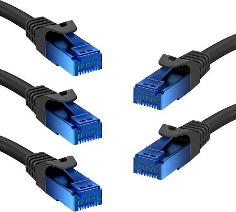 KabelDirekt – Network Cable 10Gbps – 65ft, Black in Kuwait
