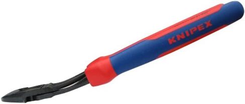 KNIPEX 74 22 200 Comfort Grip High Leverage Angled Diagonal Cutter, 8-Inch, Angled, Comfort Grip in Kuwait