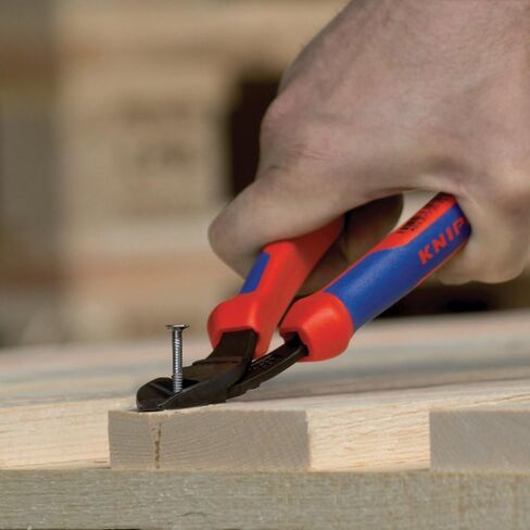 KNIPEX 74 22 200 Comfort Grip High Leverage Angled Diagonal Cutter, 8-Inch, Angled, Comfort Grip in Kuwait