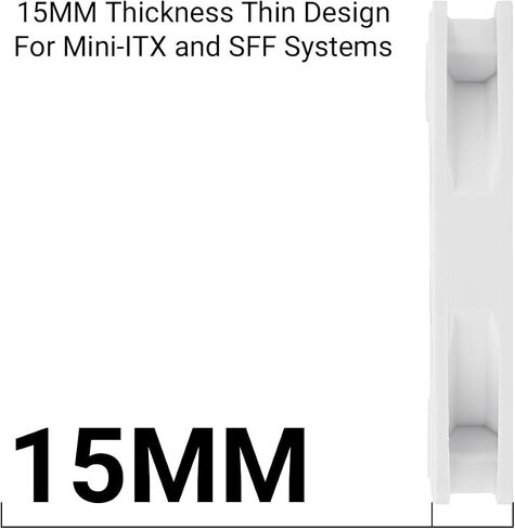 Thermalright TL-9015W CPU Fan Computer case Fan Quiet 4pin PWM PC Fan, 15mm Slimline Cooler Fan, 2700RPM Speed, 92mm CPU Cooling Fan(White) in Saudi Arabia