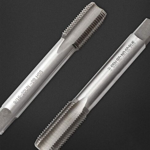 دواسة حنفية لولبية، زوج واحد عالمي اتش اس اس 9/16 انش - 20 نقطة لكل انش، اداة اصلاح ذراع تدوير الدراجة في الهواء الطلق بديلة لليد اليمنى واليسرى، ملحقات تنظيف متينة (فضي) in Kuwait