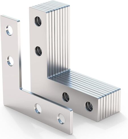 10 مجموعات من الأقواس السوداء على شكل T، بما في ذلك 40 قطعة M5 T-Slot Slot، 40 قطعة M5x8mm غطاء برغي سداسي الشكل، لفتحة 6 مم 2020 سلسلة من الألومنيوم in Kuwait
