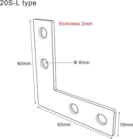 10 مجموعات من الأقواس السوداء على شكل T، بما في ذلك 40 قطعة M5 T-Slot Slot، 40 قطعة M5x8mm غطاء برغي سداسي الشكل، لفتحة 6 مم 2020 سلسلة من الألومنيوم in Kuwait