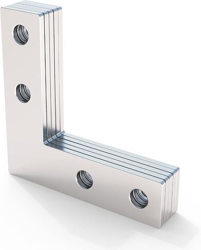 10 مجموعات من الأقواس السوداء على شكل T، بما في ذلك 40 قطعة M5 T-Slot Slot، 40 قطعة M5x8mm غطاء برغي سداسي الشكل، لفتحة 6 مم 2020 سلسلة من الألومنيوم in Kuwait