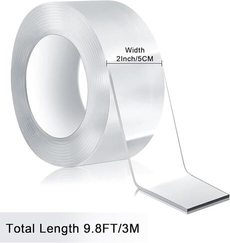 4 حزم من أشرطة السد الشفافة مقاس 2 بوصة × 9.8 قدم مقاومة للماء ذاتية اللصق شفافة لحوض الاستحمام وأشرطة شريط السد العملية للمطبخ والحمام وأرضية الجدار وحافة كونترتوب in Kuwait