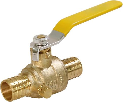 صمام كروي كامل المنافذ من مادة بي اي اكس مع تصريف قابل للتعديل 1 انش من النحاس المطروق الخالي من الرصاص in Kuwait