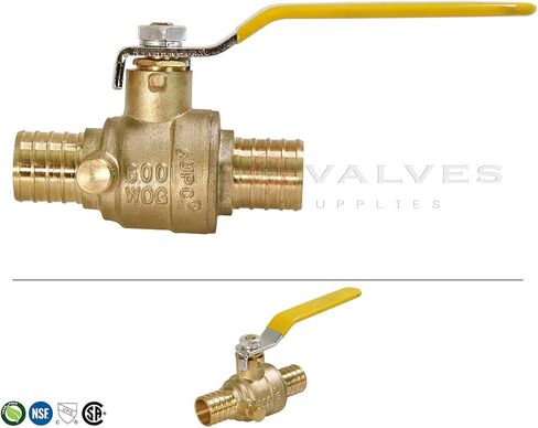 صمام كروي كامل المنافذ من مادة بي اي اكس مع تصريف قابل للتعديل 1 انش من النحاس المطروق الخالي من الرصاص in Kuwait