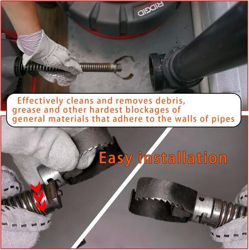 قاطع Deecaray 52822 موديل T-232 H-D 3""C، أداة تنظيف تصريف وصلة الكابل، متوافقة مع آلة الطبل RIDGID K-400، أو آلة الطبل RIDGID K-3800، أو آلة RIDGID K-50 المقسمة in Kuwait