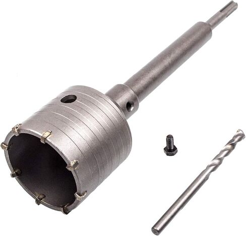 CertBuy 2 1/2 Inch Concrete Hole Saw with SDS Plus Shank, 65mm Wall Hole Saw Drill Bit for Brick Concrete Cement Stone in Saudi Arabia