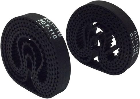 Pnzxi 10pcs 110-2GT-6 Timing Belt Length= 110mm Width=6mm Rubber Closed Loop GT2 110mm Timing Belt for 3D Printer in Kuwait