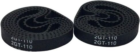 Pnzxi 10pcs 110-2GT-6 Timing Belt Length= 110mm Width=6mm Rubber Closed Loop GT2 110mm Timing Belt for 3D Printer in Kuwait