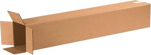 PARTNERS BRAND 6x6x36 Tall Corrugated Boxes, Tall, 6L x 6W x 36H, Pack of 25 | Shipping, Packaging, Moving, Storage Box for Home or Business, Strong Wholesale Bulk Boxes in Saudi Arabia