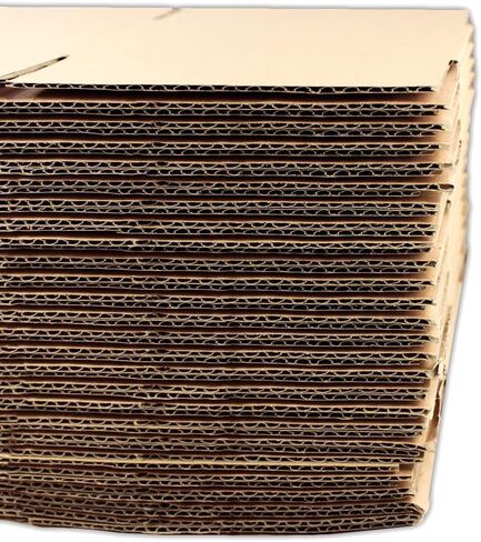 EcoSwift 50 12x4x4 Corrugated Cardboard Packing Boxes Mailing Moving Shipping Box Cartons in Saudi Arabia