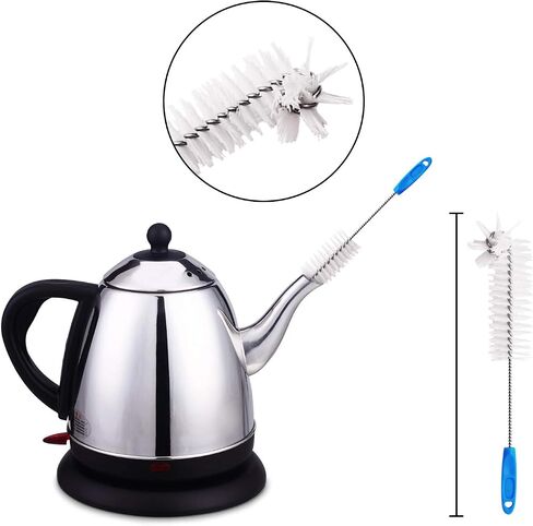 4 PCS Kitchen Cleaning Bottle Brushes Set, Multipurpose Bottle Cleaner Brush with Durablel Flexible Handles, Bottle Brushes for Cleaning Pipe, Straw, Decanter, Spouts, Tube and More in Kuwait