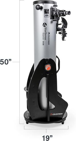 Celestron – StarSense Explorer 8-inch Dobsonian Smartphone App-Enabled Telescope – Works with StarSense App to Help You Find Nebulae, Planets & More – 8" DOB Telescope – iPhone/Android Compatible in Saudi Arabia