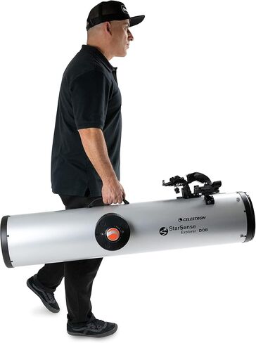 Celestron – StarSense Explorer 8-inch Dobsonian Smartphone App-Enabled Telescope – Works with StarSense App to Help You Find Nebulae, Planets & More – 8" DOB Telescope – iPhone/Android Compatible in Saudi Arabia