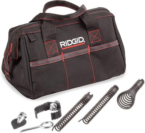 طقم كابل RIDGID 61630 A62 لآلة تنظيف الصرف المقطعية K-60-SE، كابل المعدات القياسية 7/8 بوصة × 15 بوصة in Kuwait