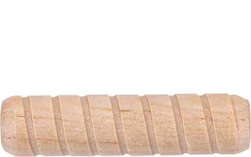 Pinehurst Crafts 1/2 Inch x 2 Inch Spiral Wood Dowel Pins, Great for Furniture, Cabinetry and Craft Projects, Pack of 50 in Kuwait