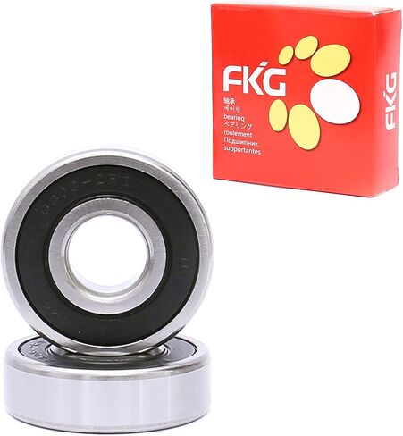 FKG 6303-2RS 17x47x14 مللي متر كرة أخدود عميقة تحمل محامل ختم مطاطي مزدوج مشحم مسبقًا 2 قطعة in Saudi Arabia