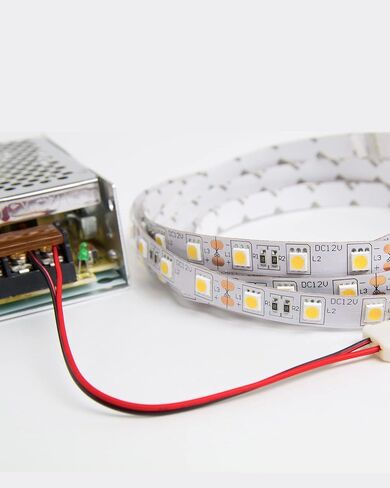 سلك كابل تمديد بطول 65.6 قدم JACKYLED 20M 22AWG سلك سلك لشرائط LED أحادية اللون 22/2 تمديد الجهد المنخفض، أسود وأحمر in Kuwait