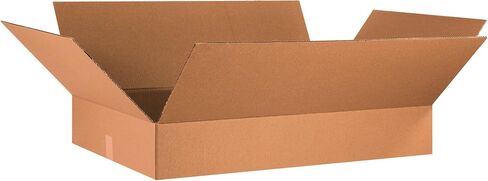 Aviditi 36246 Flat Corrugated Cardboard Box 36" L x 24" W x 6" H, Kraft, for Shipping, Packing and Moving (Pack of 10) in Saudi Arabia