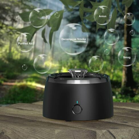 اي ليفي منفضة سجائر الكترونية 2 في 1 متعددة الوظائف بدون دخان قابلة لاعادة الشحن بمنفذ USB مع فلتر، مثالية للمنزل والمكتب والسيارة (اسود) in Kuwait