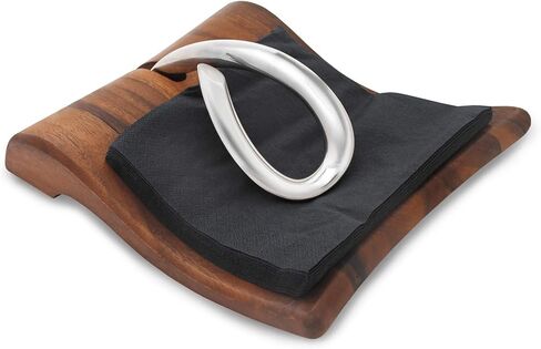 حامل مناديل ورقية من نامب غريميت بريز المعدنية والخشبية من نامب ميلز، إنك. in Kuwait