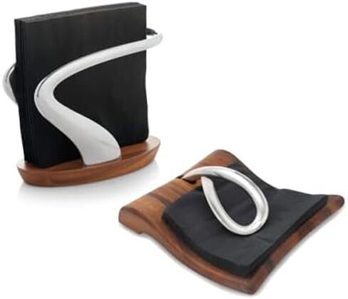 حامل مناديل ورقية من نامب غريميت بريز المعدنية والخشبية من نامب ميلز، إنك. in Kuwait