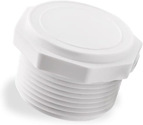 1 Inch PVC Pipe End Cap – SCH 40 MNPT 1 PVC Cap – PVC End Cap – 1 Inch Male Threaded Plug - PVC Pipe Cap - PVC Plug Pipe Fitting - PVC Pipe Fittings for Plumbing Water Line in Saudi Arabia