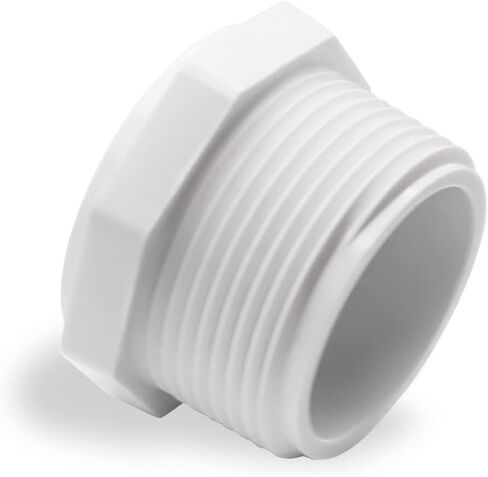 1 Inch PVC Pipe End Cap – SCH 40 MNPT 1 PVC Cap – PVC End Cap – 1 Inch Male Threaded Plug - PVC Pipe Cap - PVC Plug Pipe Fitting - PVC Pipe Fittings for Plumbing Water Line in Saudi Arabia