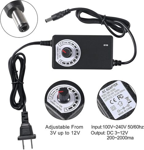 2pcs Blower Cooling Fan 120x25mm 110V 220V AC Powered Cooling Fan Dual-Ball Bearings 3 to 12V Speed Controller Fan for Receiver DVR Compatible with Playstation Xbox Component in Saudi Arabia