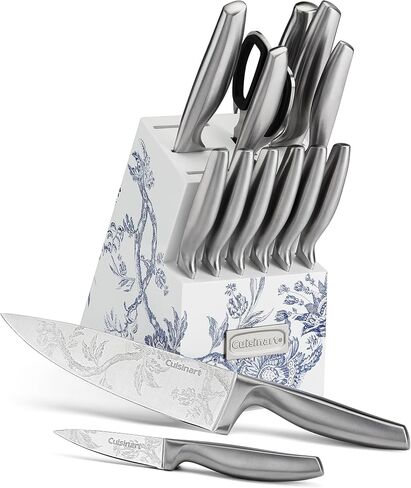 Cuisinart 15pc Caskata Collection™ Stainless Steel Hollow Handle Cutlery Block Set, C77SS-15PKCA in Saudi Arabia